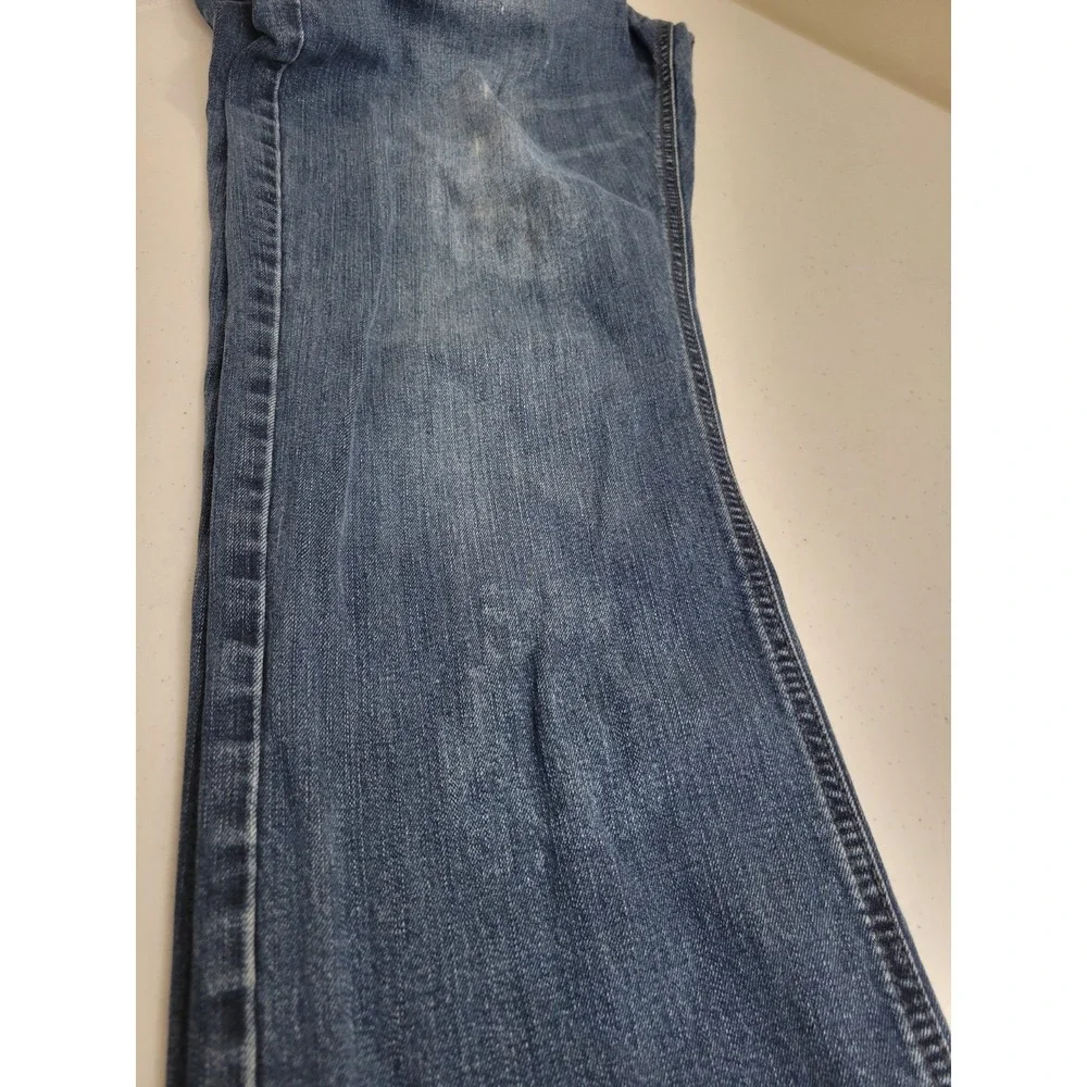 TK Axel Straight Leg Jeans Mens 38x32 Medium Wash Blue Denim Classic Fit
